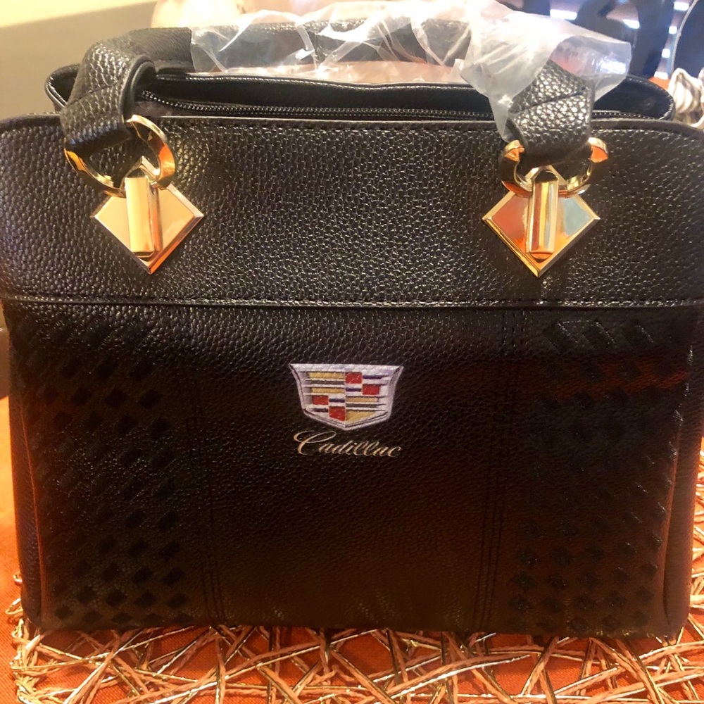 Fancy black Cadillac purse